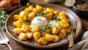Uova e patate in padella: la ricetta del piatto unico salva cena