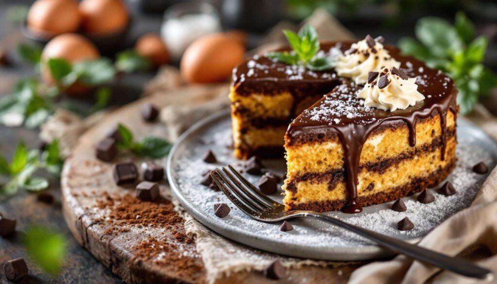 TORTA RICOTTA E CIOCCOLATO SOFFICE, facile e veloce