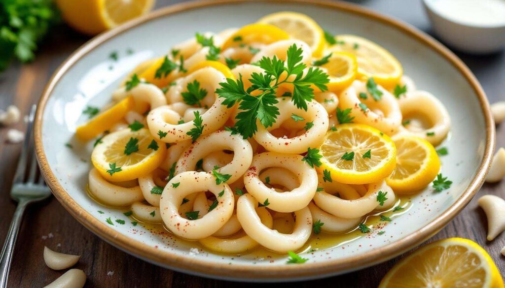 Ho preparato questa insalata di calamari al limone e non è rimasto nulla