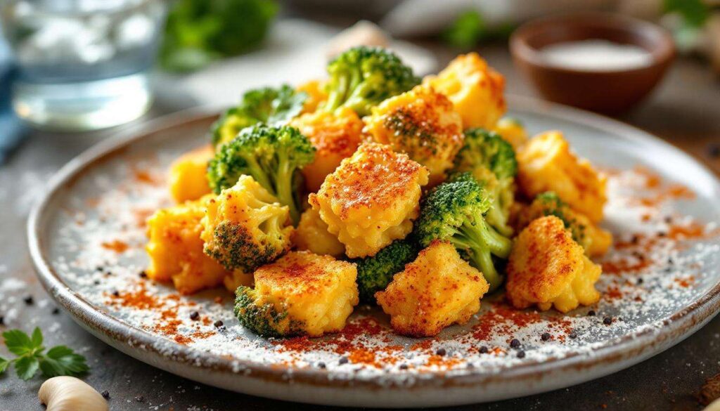 Broccoli in pastella con friggitrice ad aria croccanti