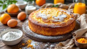 TORTA 5 MINUTI ALL'ARANCIA SOFFICISSIMA, ricetta pratica e veloce