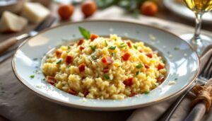 Il celebre risotto alle 3 P: un primo piatto elegante pronto in meno di 30 minuti