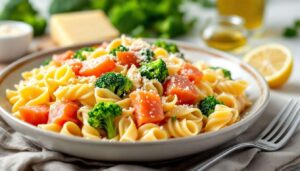 Pasta broccoli e salmone affumicato: cremosa in 20 minuti con un solo tegame