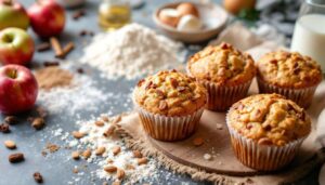 Muffin alle mele senza zucchero aggiunto