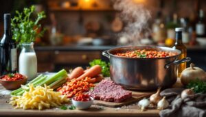 Ragù alla bolognese fatto in casa: cottura lenta, vino rosso e un goccio di latte