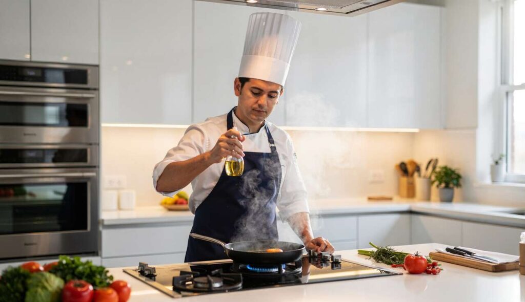 Perché le cuoche esperte spruzzano l’aceto nella padella prima di friggere: un vecchio trucco da cucina
