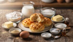 Melonpan giapponese fatto in casa: brioche soffice con guscio di frolla croccante